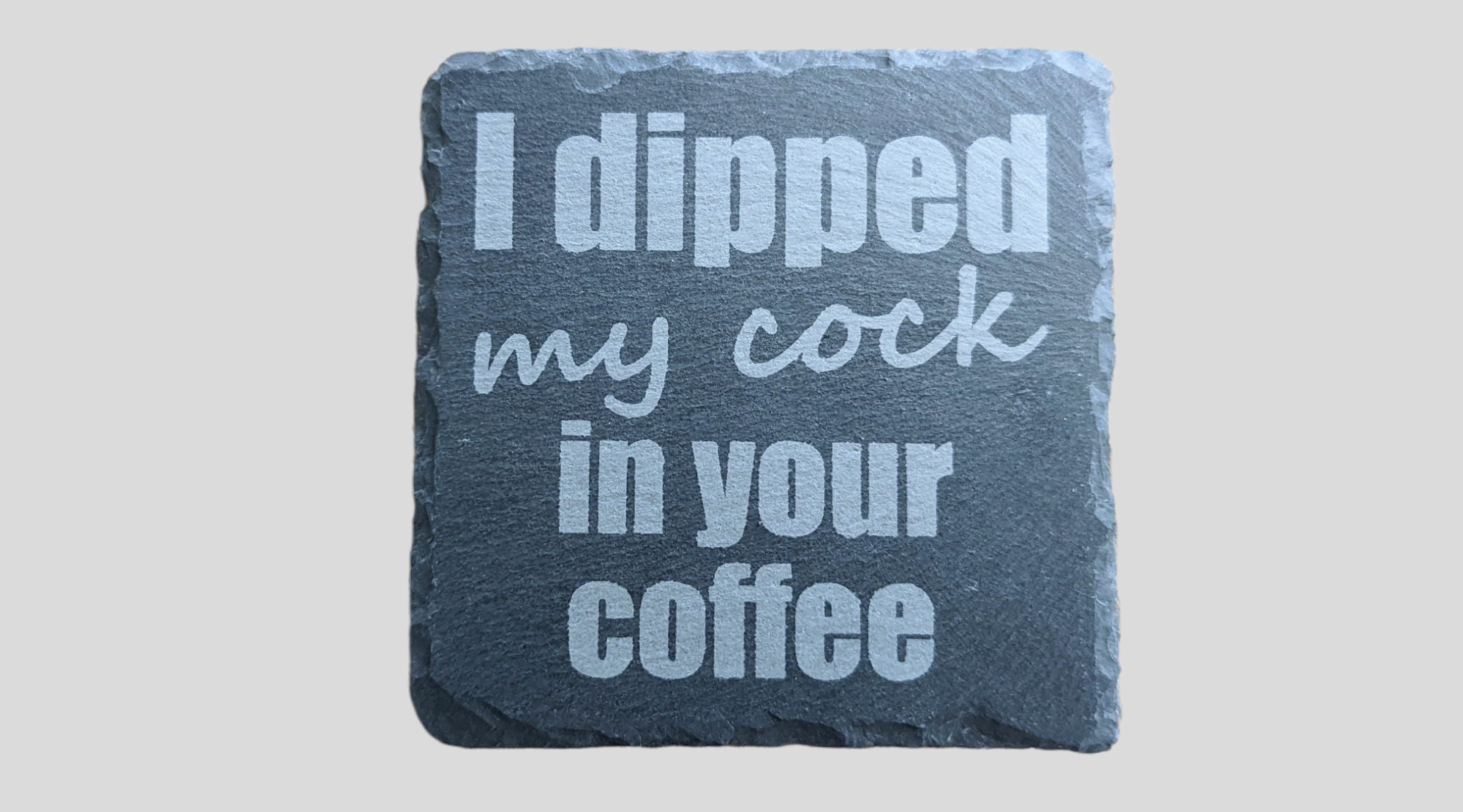 Slate Coaster Rude Slate Coaster Adult Rude Offensive Funny Gift Mature - Etsy