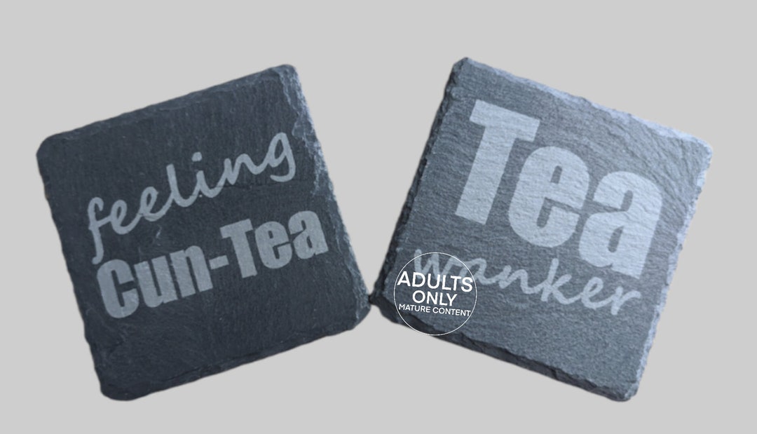 Slate Coaster Rude Slate Coaster Adult Rude Offensive Funny Gift Mature - Etsy