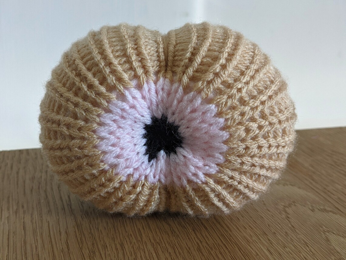 Adult Knitted Stress Ball Asshole Bumhole Etsy