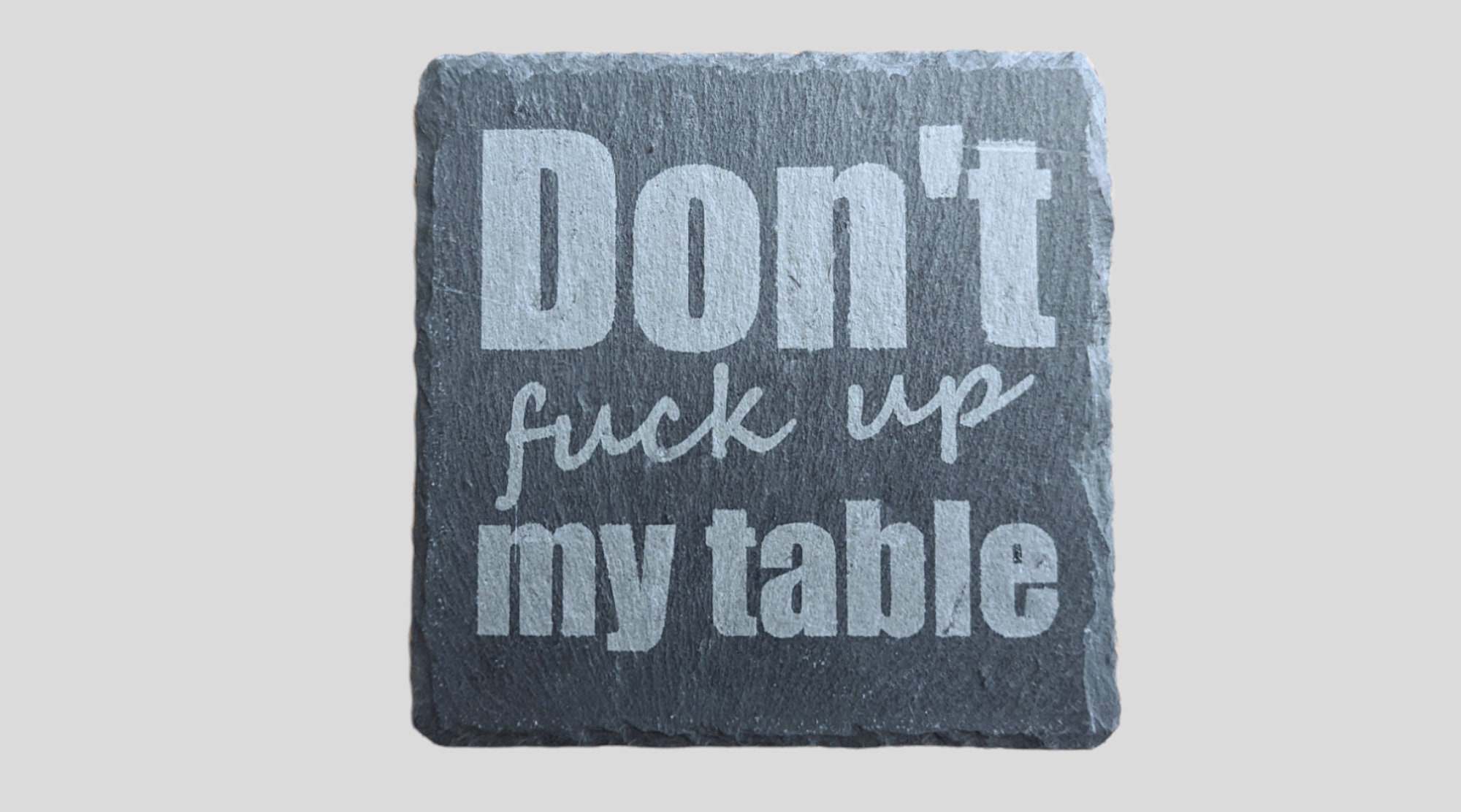 Slate Coaster Rude Slate Coaster Adult Rude Offensive Funny Gift Mature - Etsy