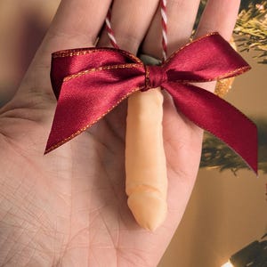 Realistic Christmas ornament funny adult mature fun nsfw secret Santa hanging decoration