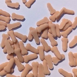 Bag of tiny dicks mini peens polymer clay mature adult rude hen party