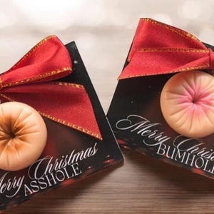 Decoración de culo Feliz Navidad culo humor adulto divertido regalo grosero maduro