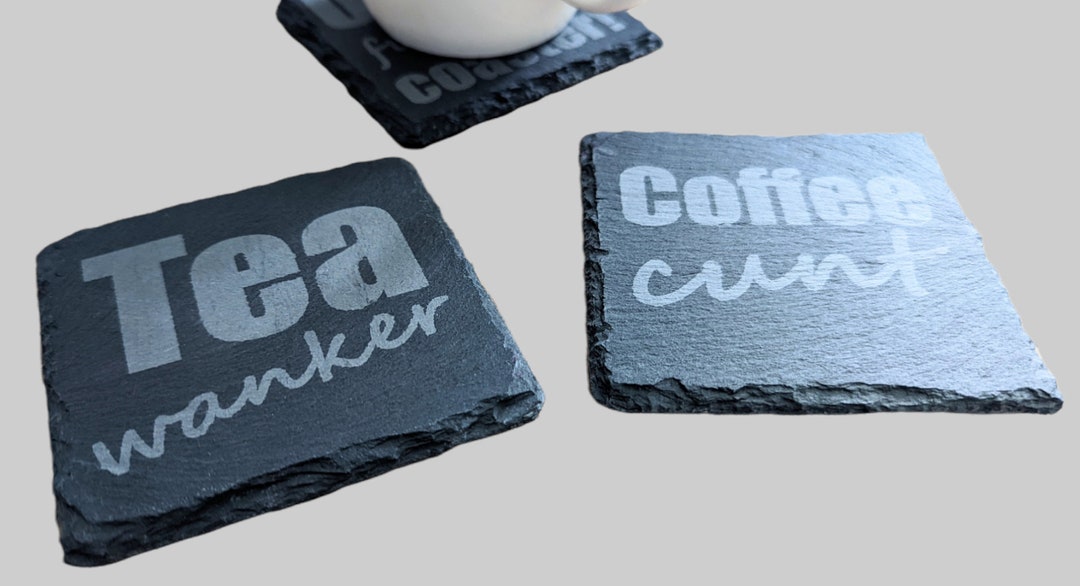 Slate Coaster Rude Slate Coaster Adult Rude Offensive Funny Gift Mature - Etsy