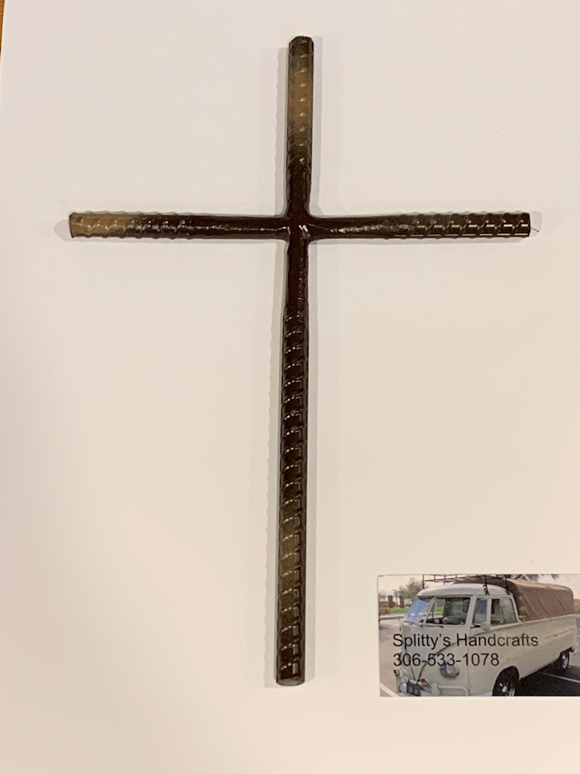 Metal Rebar Welded Crosses Etsy