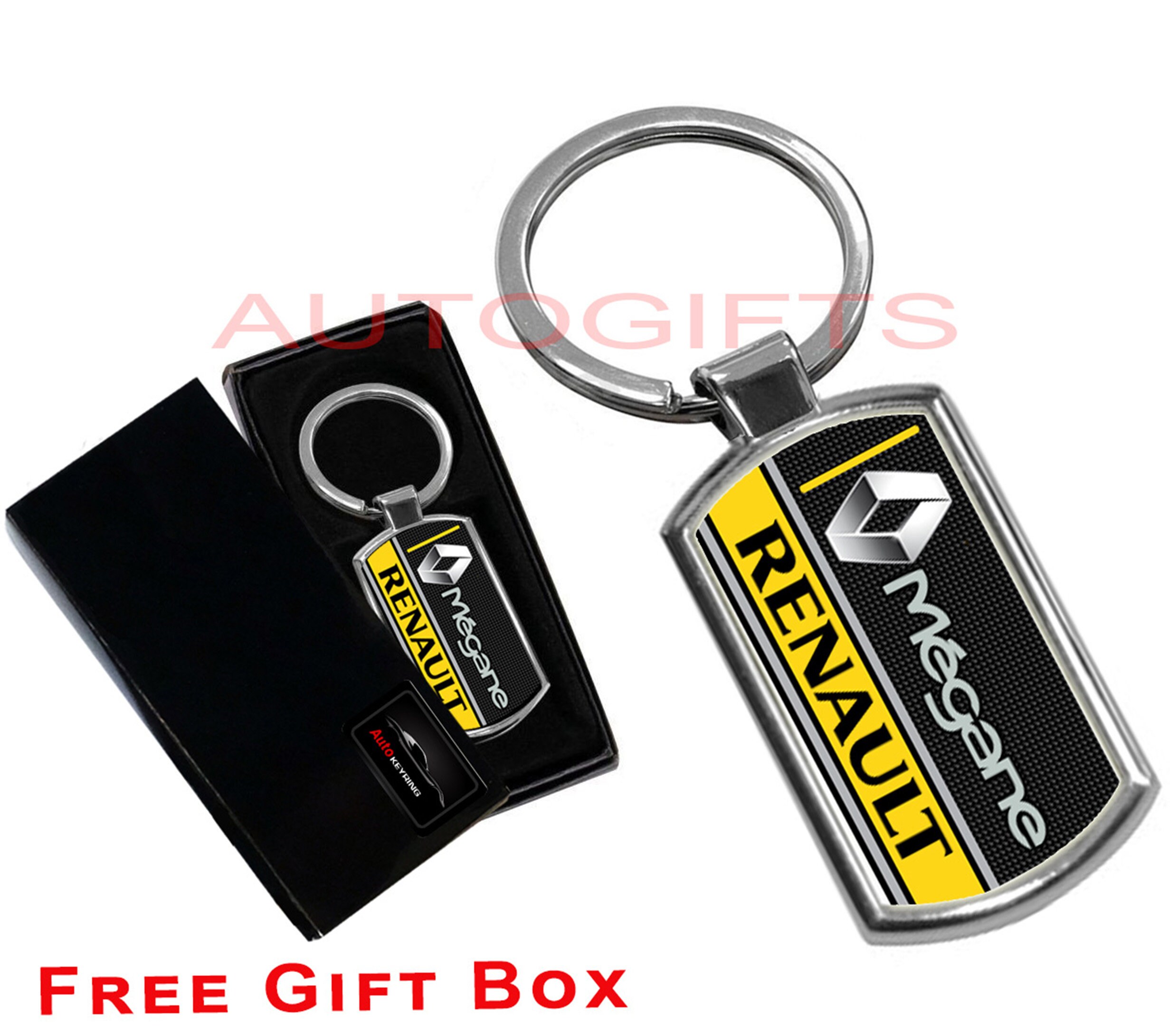 Renault megane car keyring keychain fob metal new Etsy