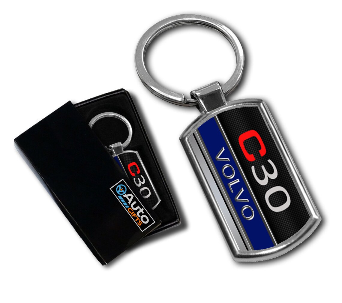 VOLVO C30 car keyring keychain fob metal new Etsy