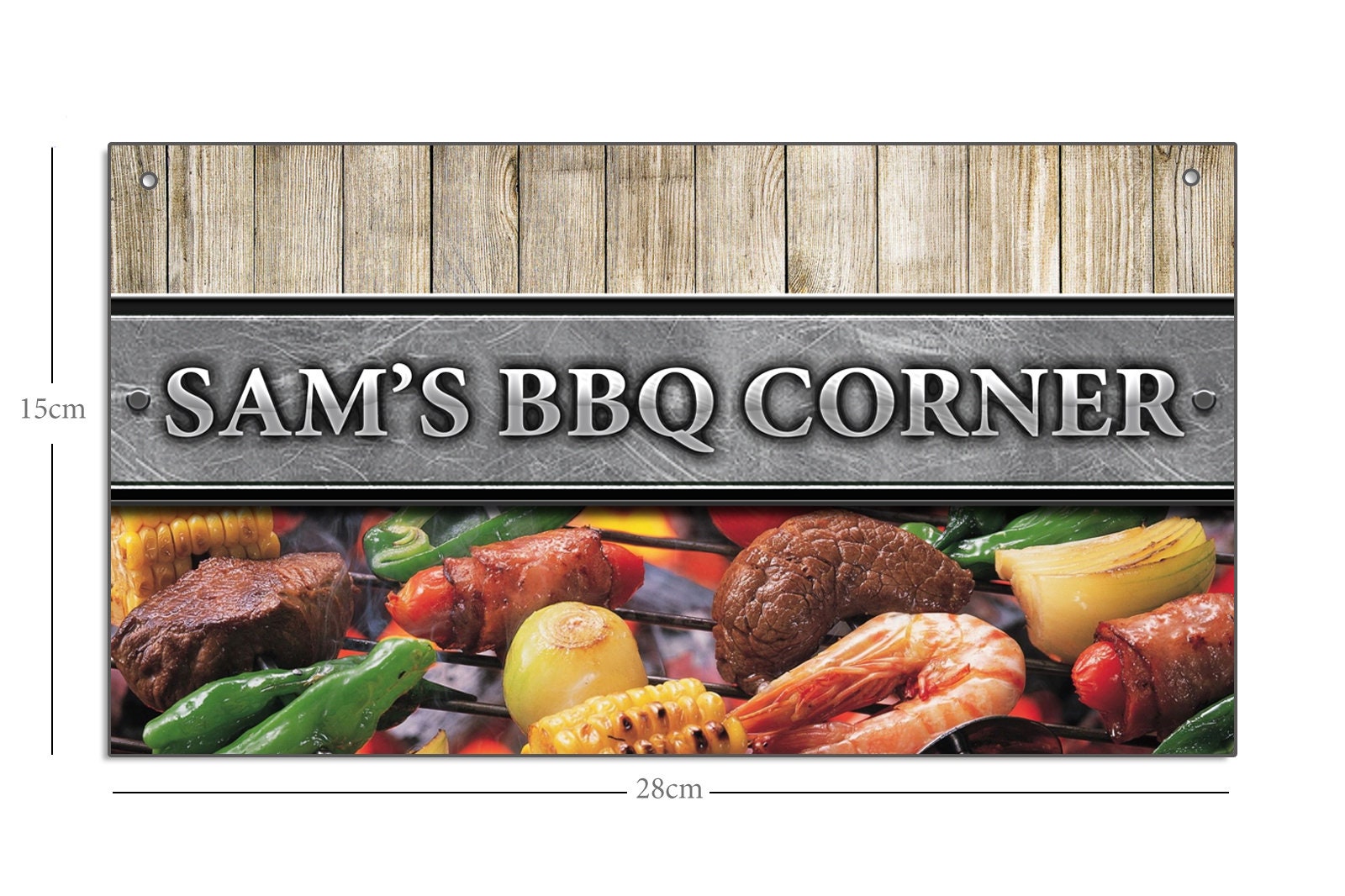 PERSONALISED Barbecue BBQ Grill Patio Sign Plaque Home Garden Etsy Norway