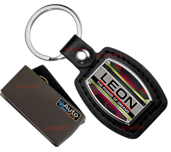 Porte clés en métal pour voiture SEAT porte clés SEAT Leon 1