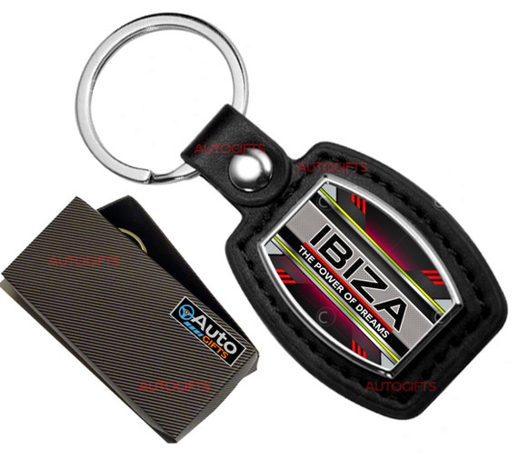 Auto Schlüsselanhänger Schlüsselanhänger kompatibel mit SEAT IBIZA - .de