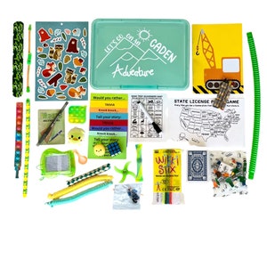 Road Trip Busy Box For Kids, Busy Box For Toddler In Car, Busy Box For Kindergartner,  Kids Travel Activities, Fidgets