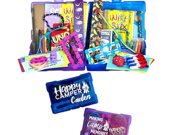 Mini Girl Summer Camp, Care Package, Busy Box For Kids, For Teens, For Tweens, Travel Activites, Fidgets, Personalized Gifts