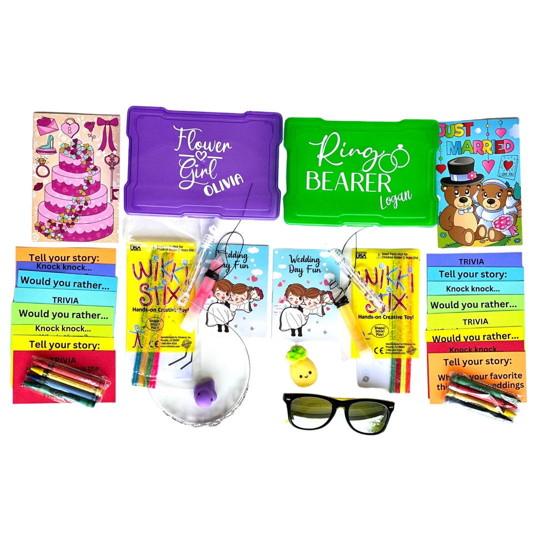 Mini Wedding Favorring Bearer Proposal Flower Girl Proposal Etsy