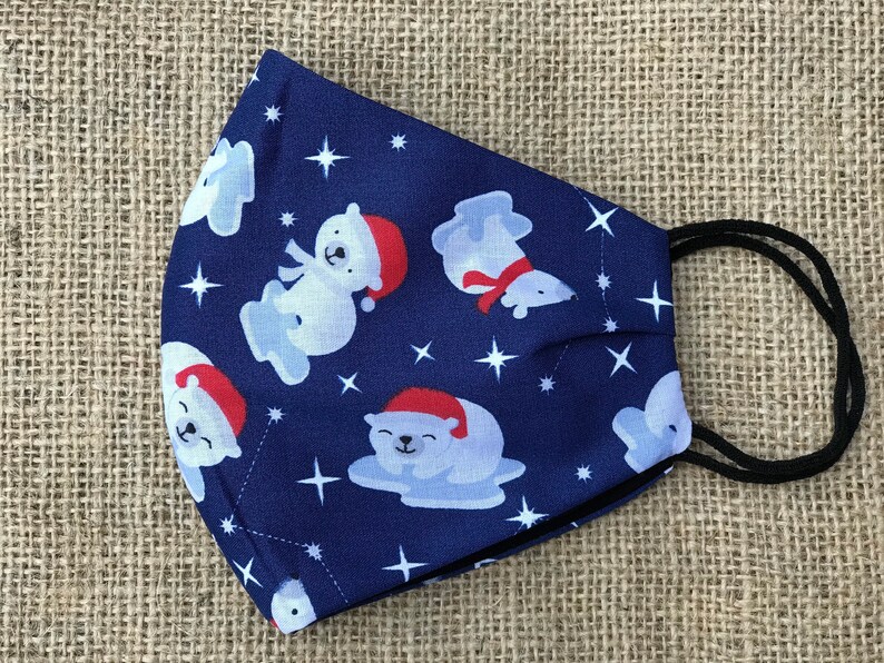 Christmas Face Masks UK.Made with a nose wire and filter Etsy