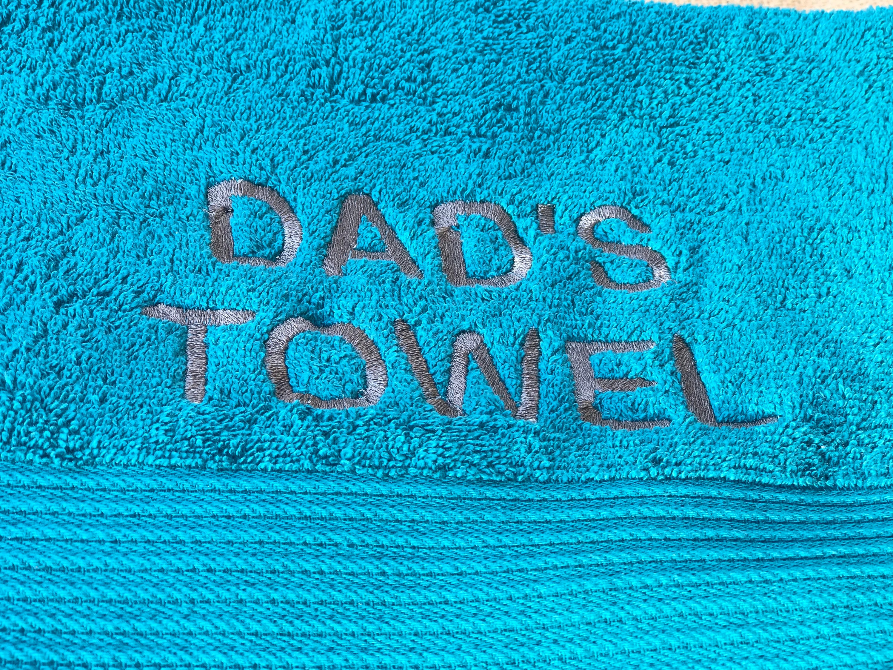 Personalised dad gifts Custom Towel Super soft Towels Bath Etsy