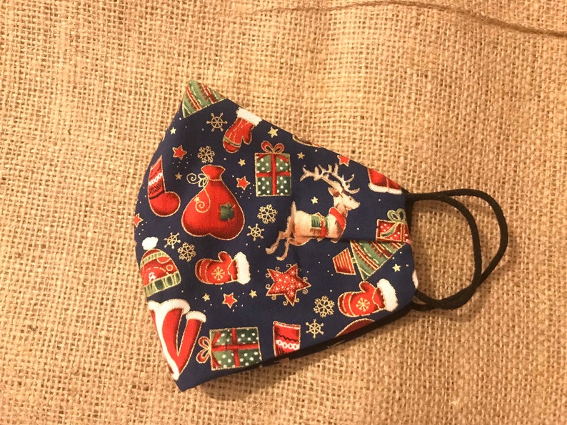 Christmas Face Masks UK.Made with a nose wire and filter Etsy