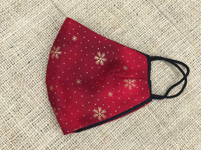 Christmas Face Masks UK.Made with a nose wire and filter Etsy