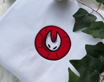 Hollow Knight Silksong Hornet Embroidery Sweatshirt Video Game Hoodie