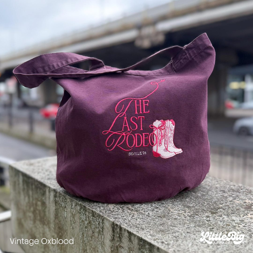 Custom Embroidered Tote Bag Logo Branded Canvas Tote Small Business ...