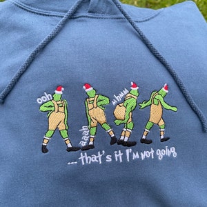 That&#39;s It I&#39;m Not Going Christmas Sweatshirt, Christmas Embroidered Sweatshirt, Christmas Funny gift idea, Christmas Gift