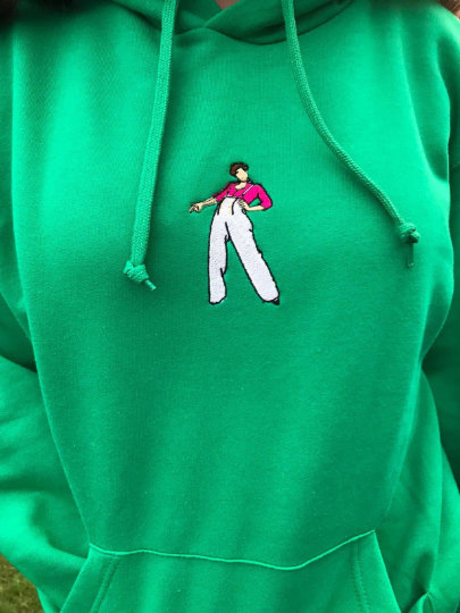 Harry Styles Themed Embroidered Hoodie/sweatshirt Embroidery Etsy