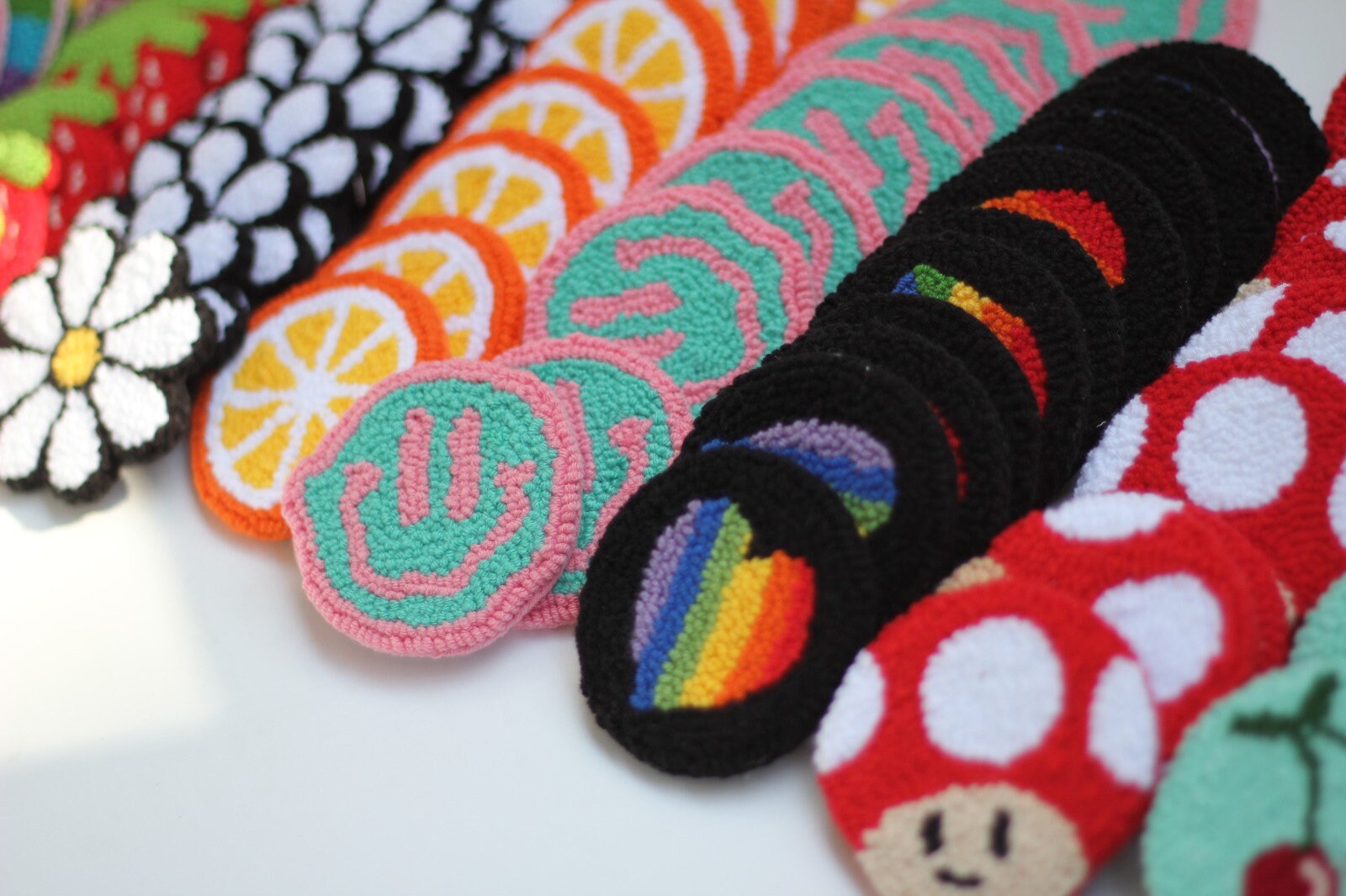 Customisable Accessories Set of 2 Car Coasters, Cute Car Accessories, Customisable Car Coaster ...