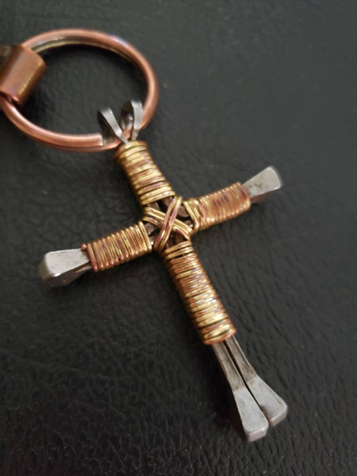 Horseshoe nail crosses Etsy