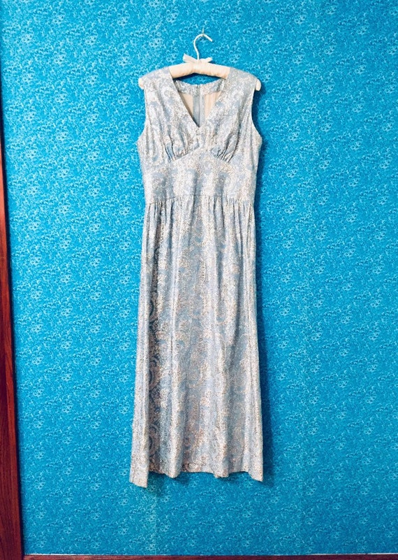 60’s Metallic Paisley Dream Dress