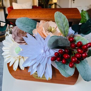 Paper Flowers - Cigar Box