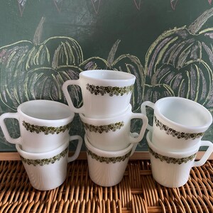 vintage Pyrex mugs