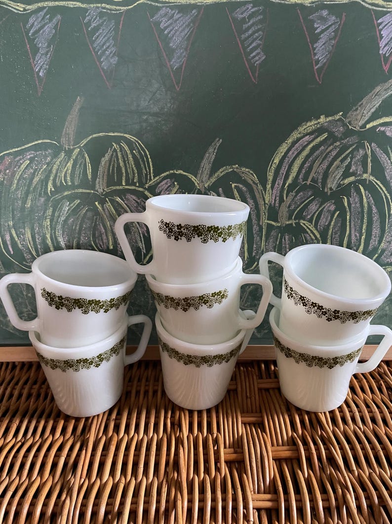 Pyrex Mugs Vintage Pyrex Mugs - Etsy