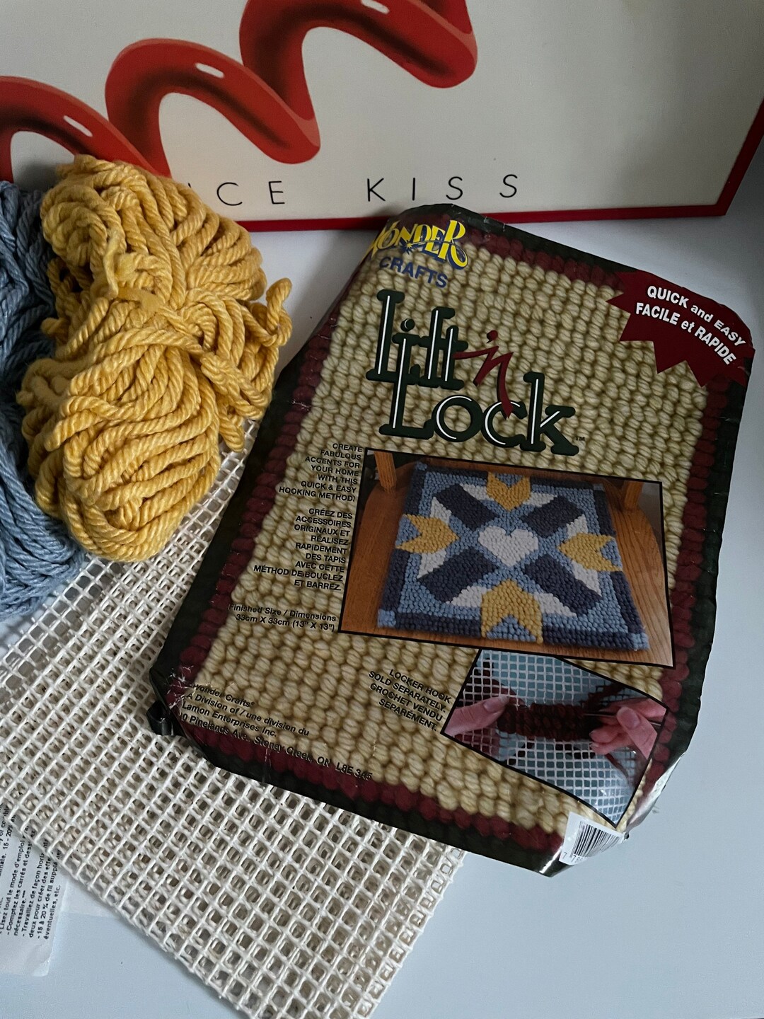 Vintage Latch Hook Carpet Kit Etsy