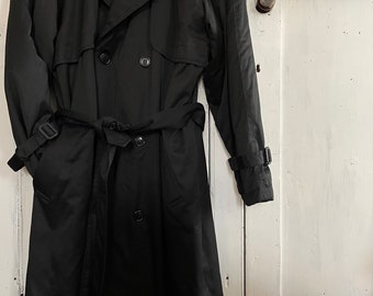 Vintage trench coat black