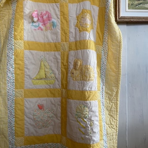 patchwork baby quilt