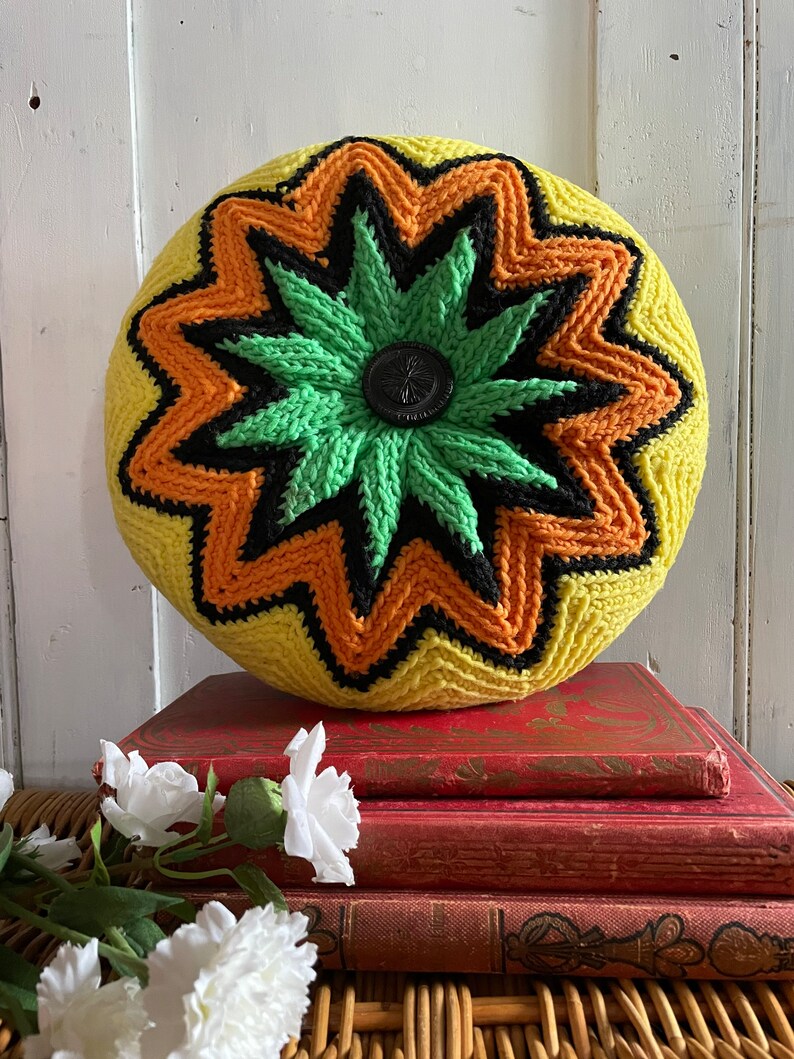 Vintage Kitsch Pillows Etsy