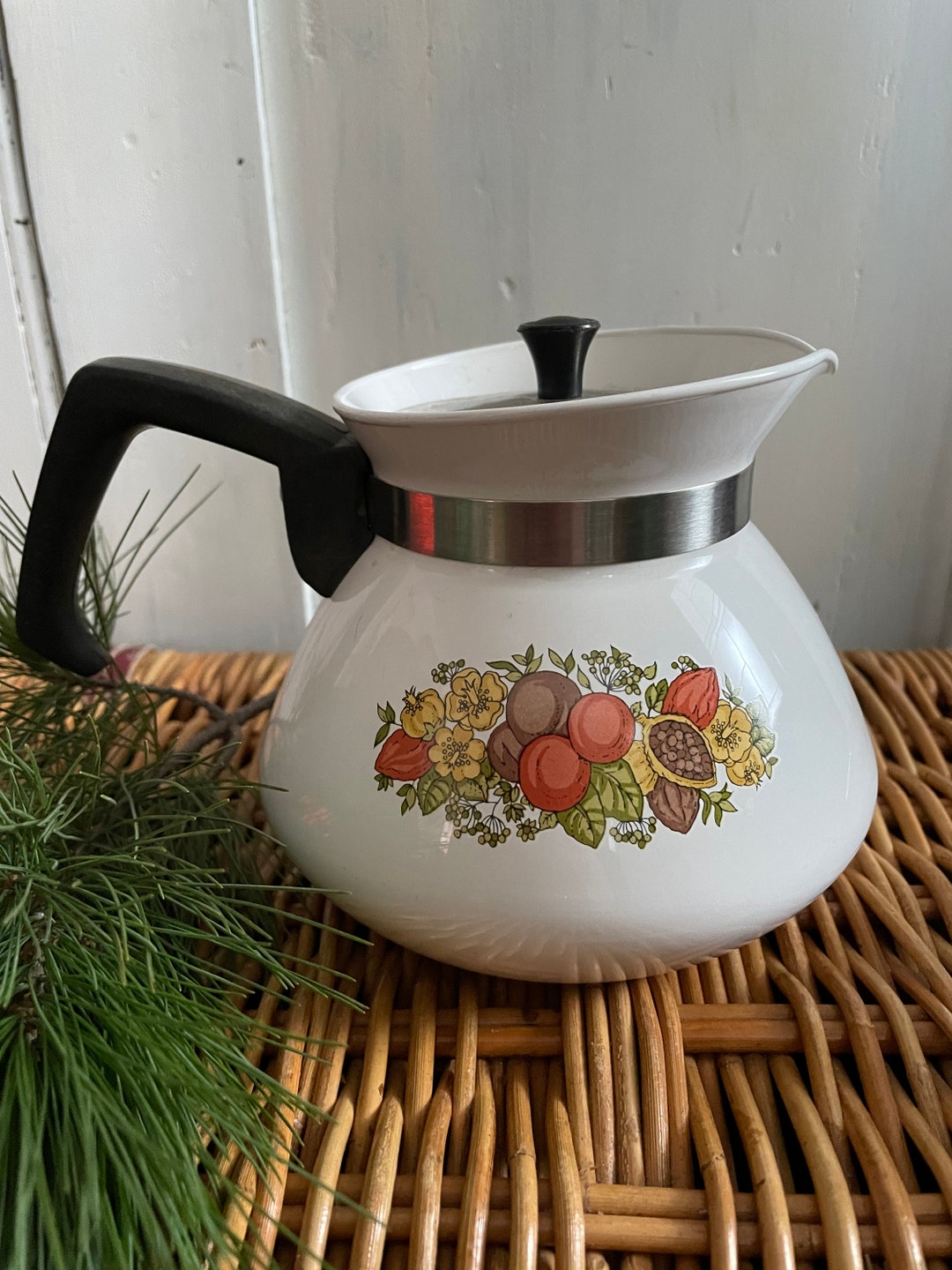 Vintage Corning Ware Teapot Etsy