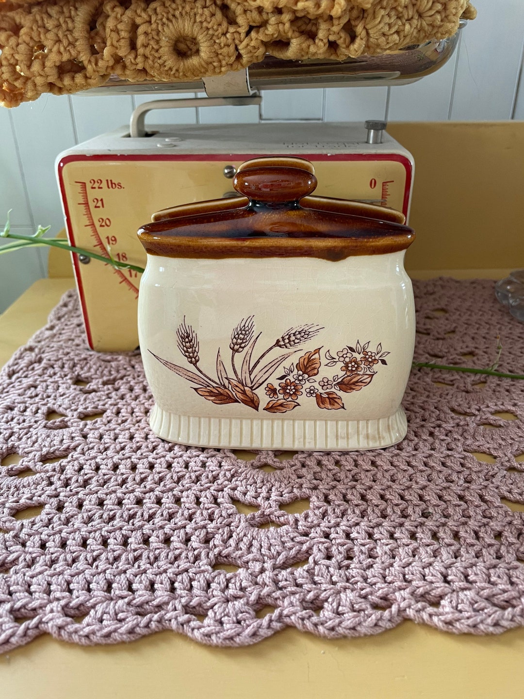 Vintage Ceramic Napkin Holder Etsy