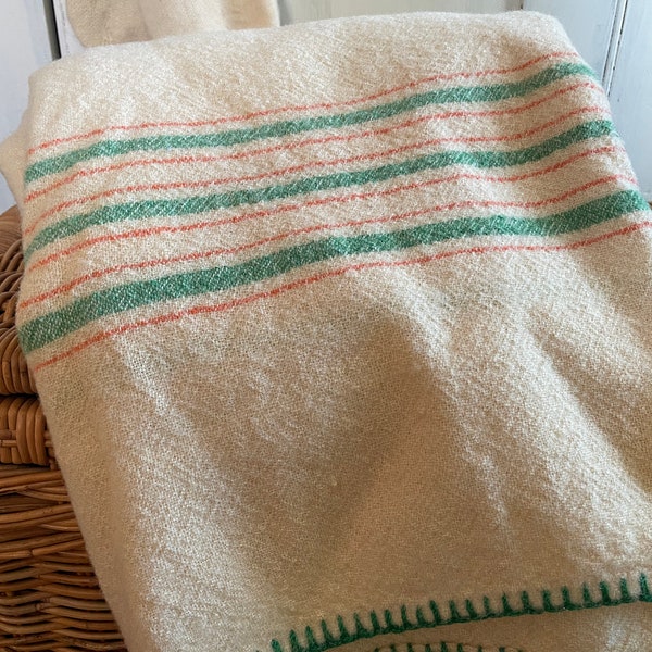 Vintage woolen blanket