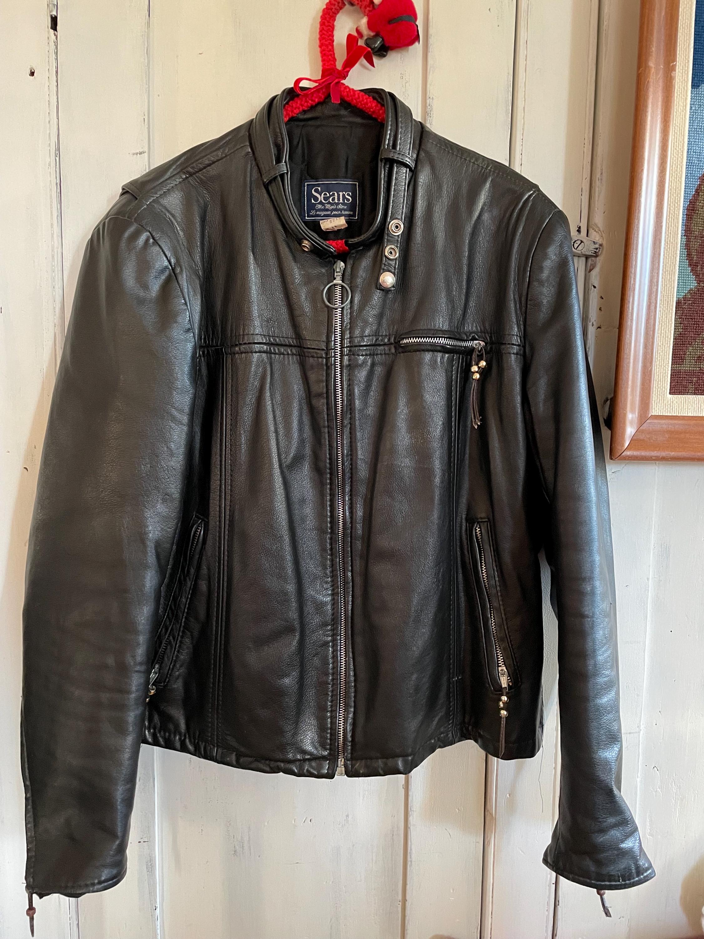 Sears Leather Jacket - Etsy