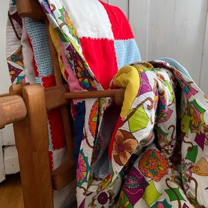 Vintage handmade patchwork