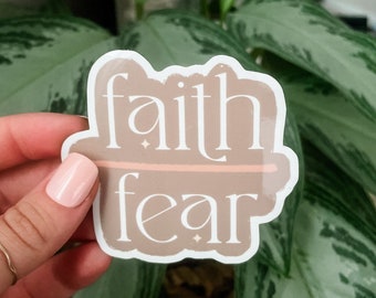 Faith over Fear Sticker