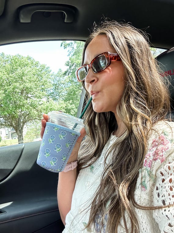 Blue Hydrangea Coffee Sleeve