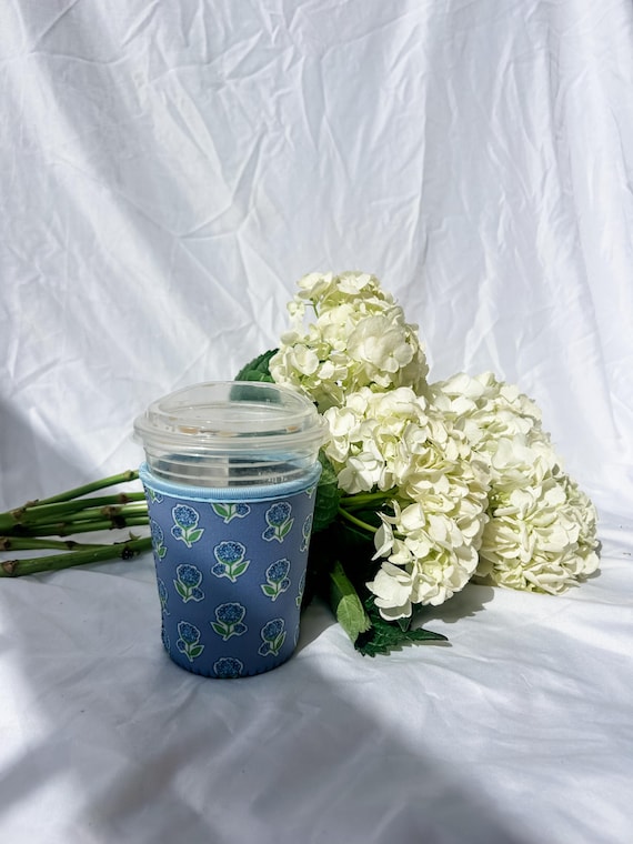 Blue Hydrangea Coffee Sleeve