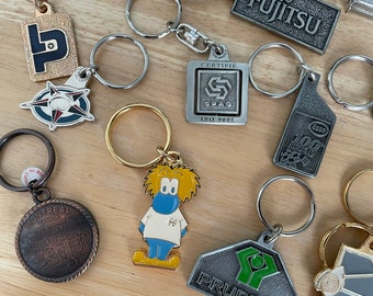 Keychain Collection Vintage Travel Souvenirs Company Promo Keychain Collection Vintage Travel Souvenirs Company Promo