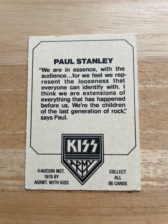 KISS 1977 1978 パンフレット ポール・スタンレー ジーン・シモンズ KISS 1977 1978 パンフレット ポール・スタンレー ジーン・シモンズ
