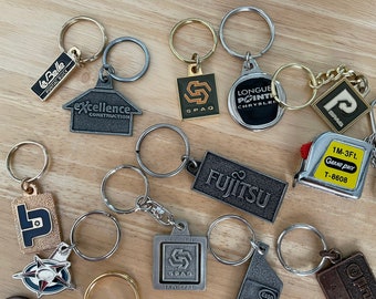 Keychain Collection Vintage Travel Souvenirs Company Promo Keychain Collection Vintage Travel Souvenirs Company Promo