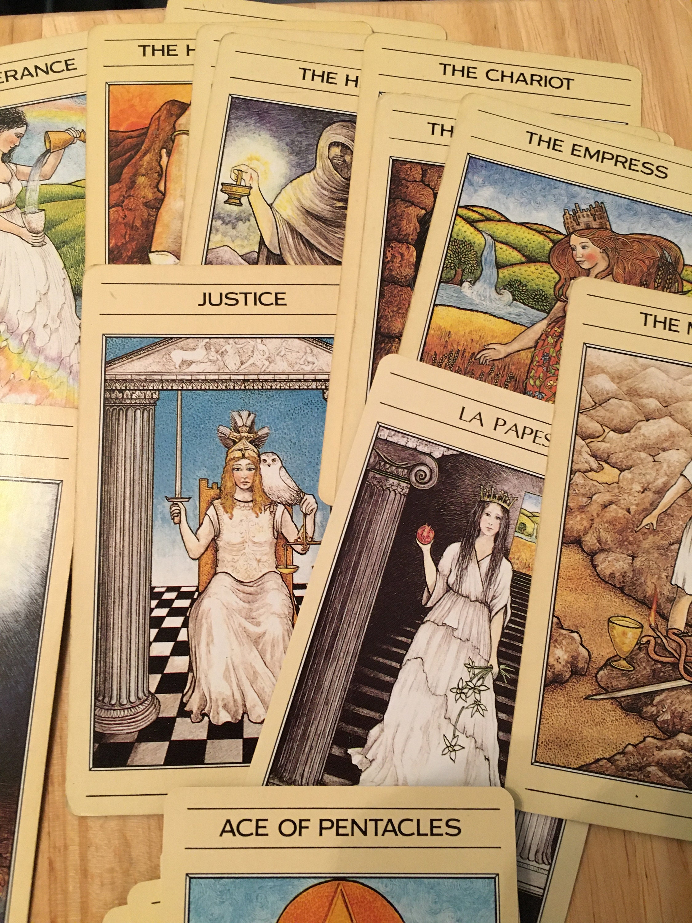 Mythic Tarot Deck Original 1980's Vintage Set 78 Cards Liz Mythic Tarot Deck Original 1980's Vintage Set 78 Cards Liz