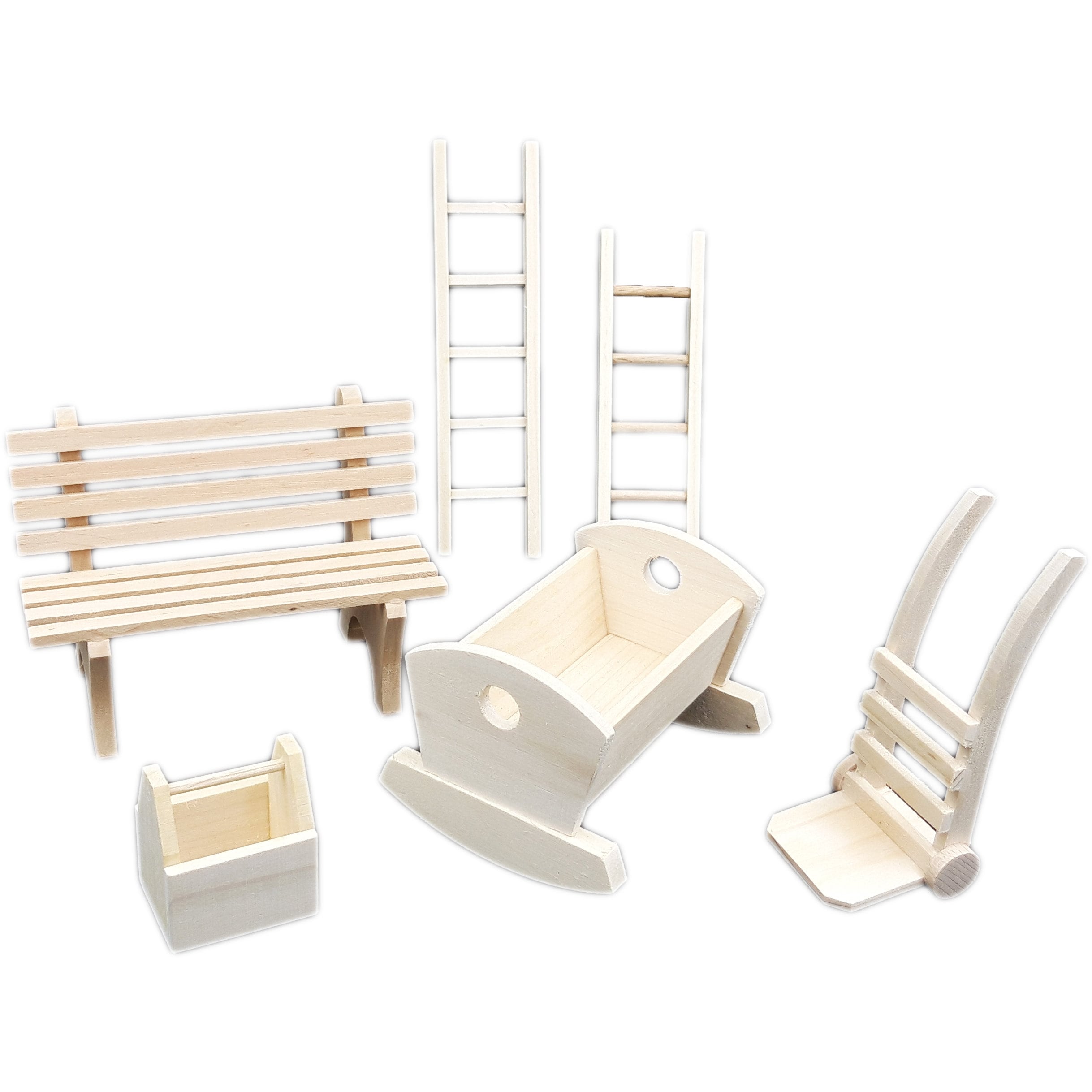 Various Wooden Articles Decorative Articles Made of Wood 2 Pieces Etsy