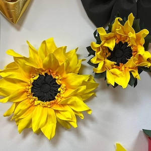Parede de Girassol de Espuma Grande, Decoração de Casa de Fazenda, Aniversário de Girassol, Flores Artificiais, Flores Grandes, Decoração de Outono, Presentes de Girassol, Decoração de Girassol imagem 6