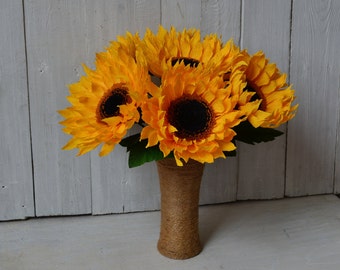 Paper Sunflower, Farm house Decor, Sunflower Birthday, Fake Flowers, Large Paper Flowers, Fall Decor, Sunflower Gifts, Sunflower Decor